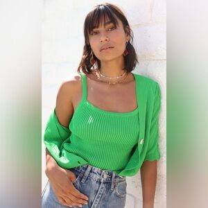 Greylin Top Women’s Large Florence Ribbed Bright Knit Top NWT